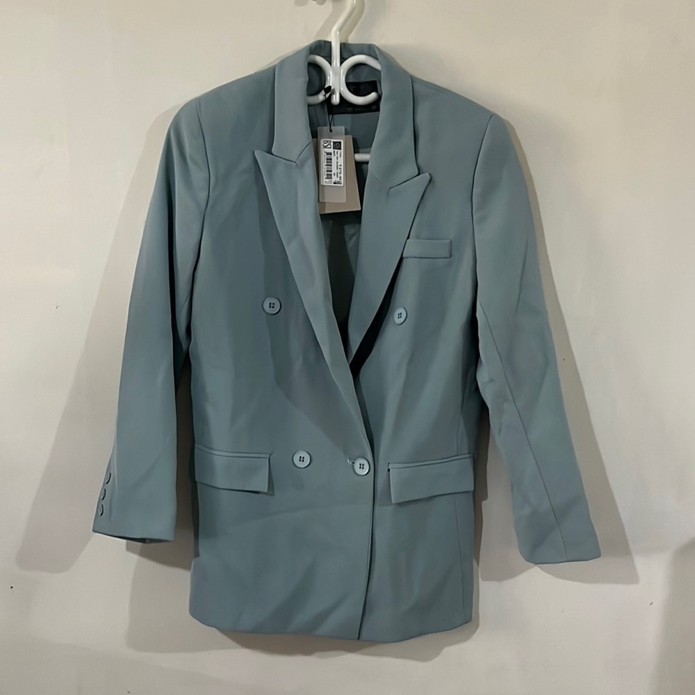 Brand new light blue  BSL blazer